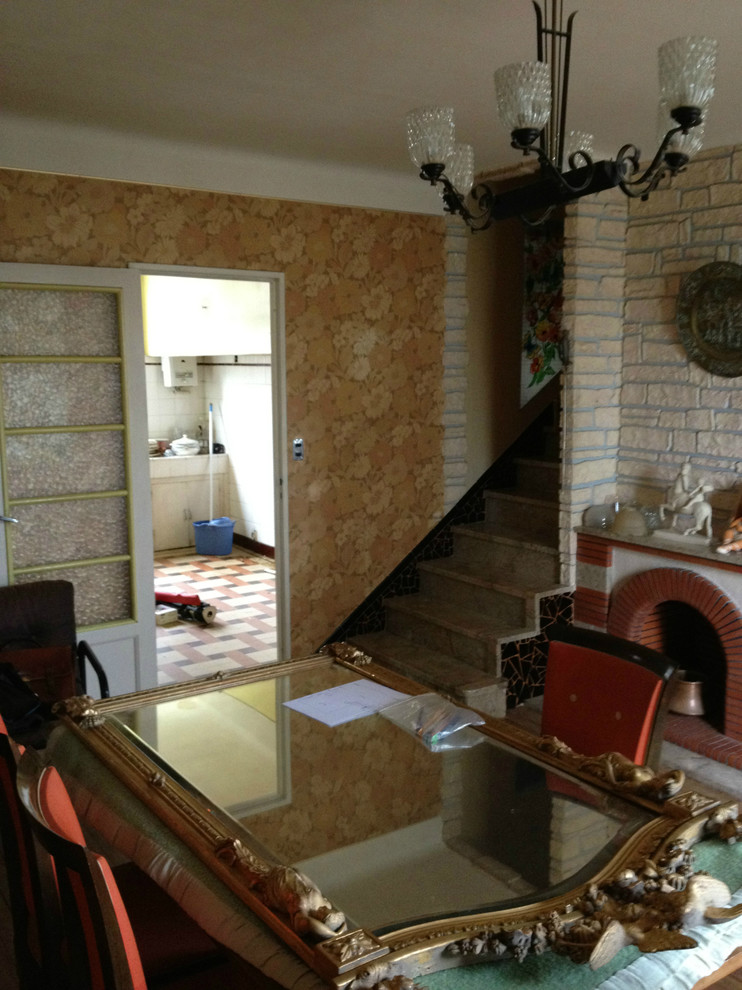 До и после: Полное обновление дома 1950-х годов в Тулузе