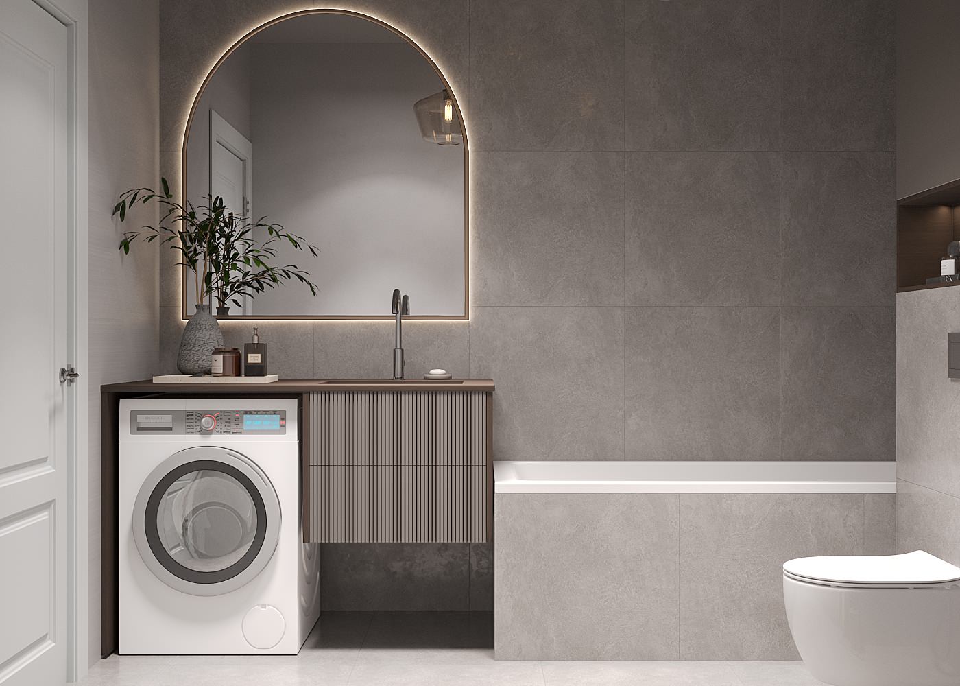 Санузел в современном стиле