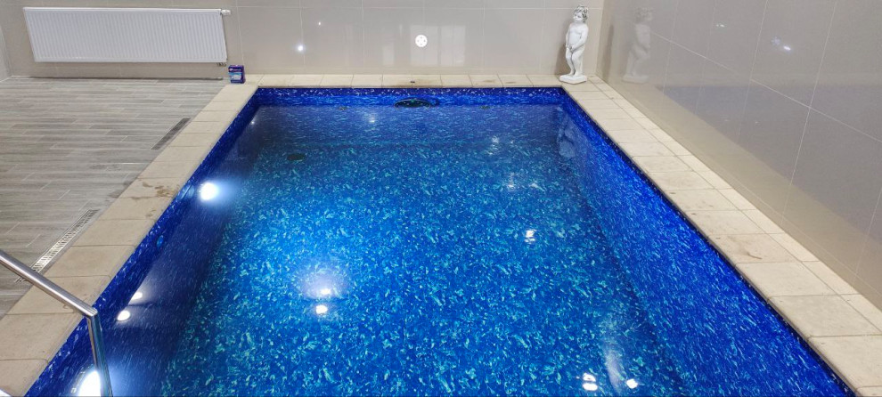 Бетонный бассейн. Облицовка бассейна пленкой ПВХ