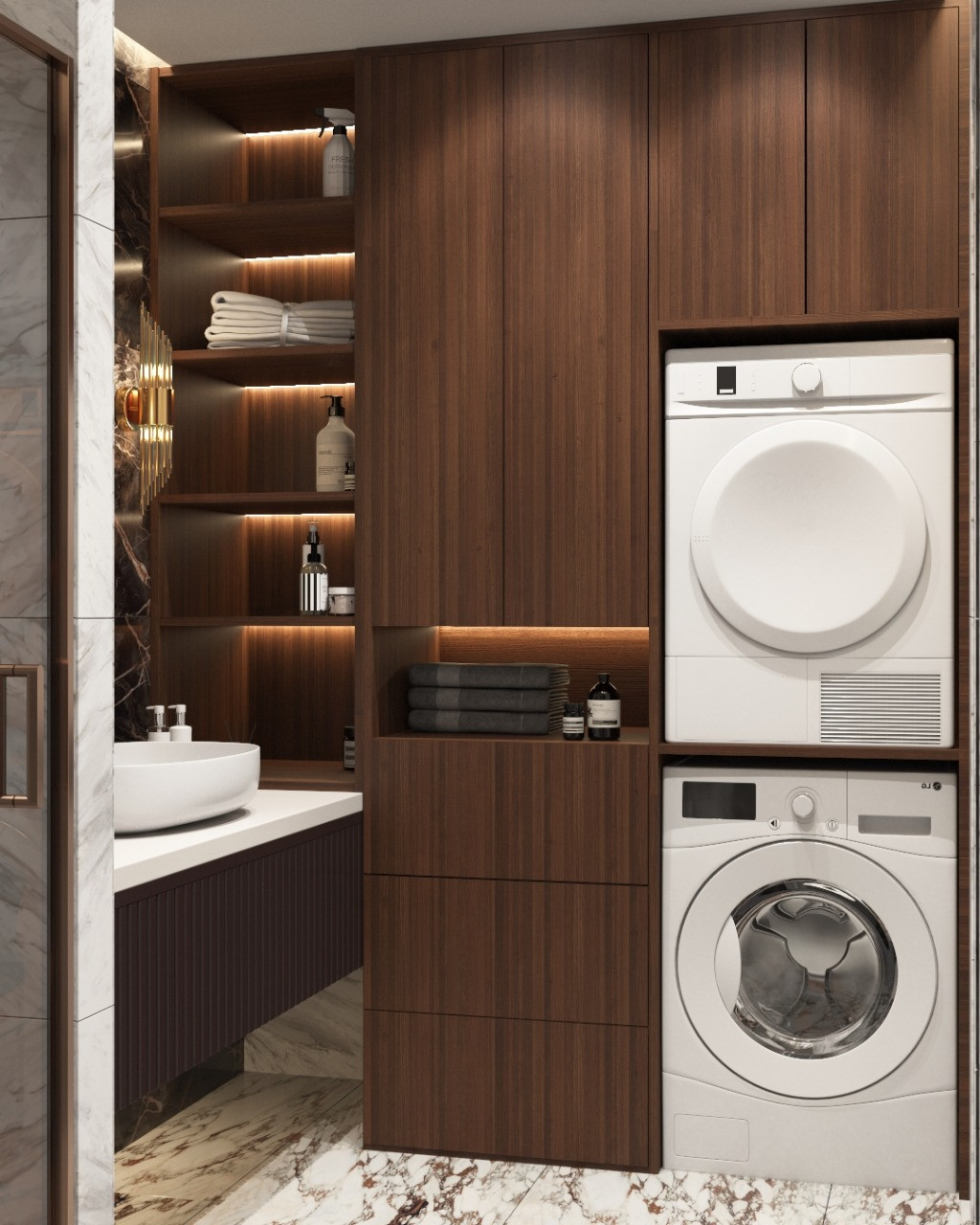 ванная с постирочной