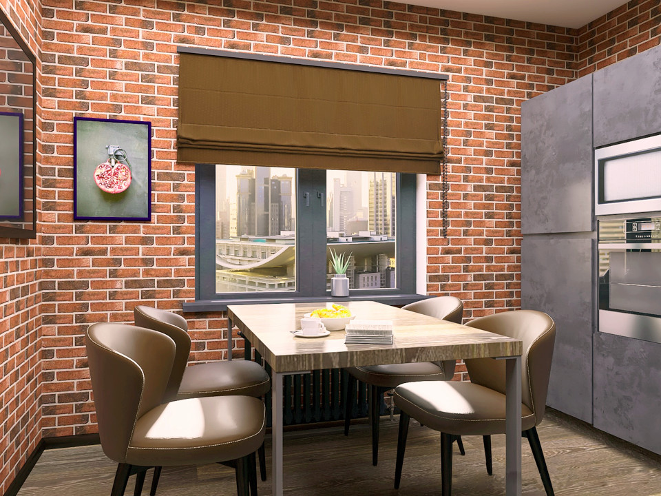 Квартира в стиле Loft, для брутального мужчины