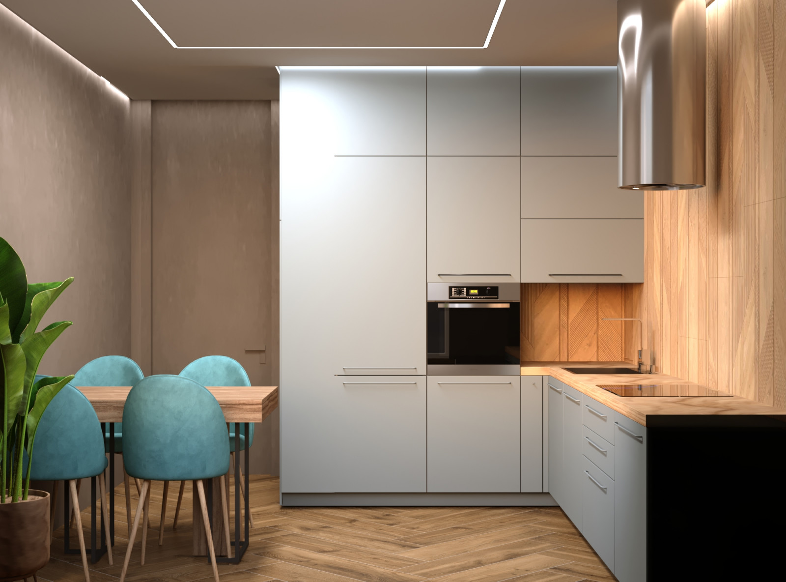 Дизайн проект квартиры в ЖК "Огни Залива"