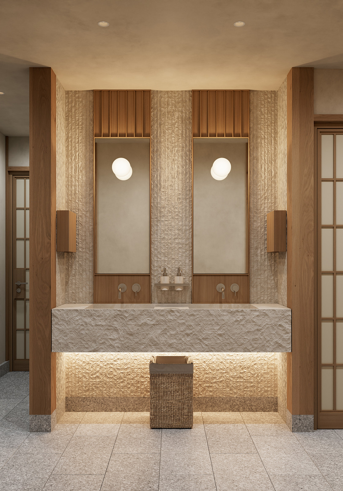 Кофейня Kissaten, Японский сад