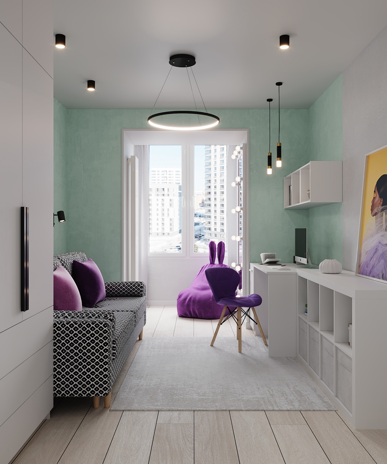 Квартира с весенним настроением