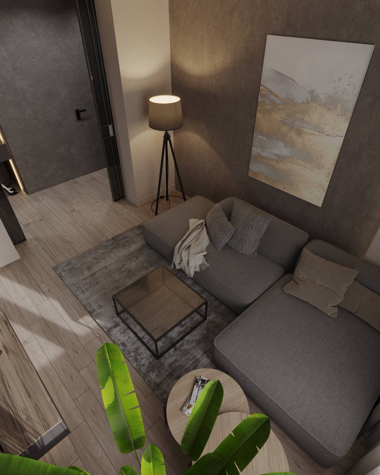 Двухкомнатная квартира с современным дизайном