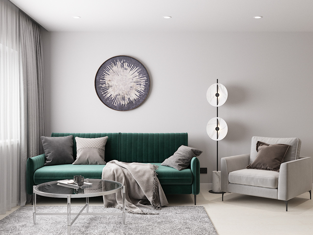 Дизайн проект квартиры, площадью 62 м2