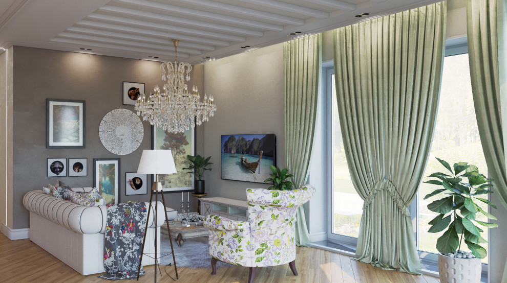 Загородный дом в провансе с элементами современной классики