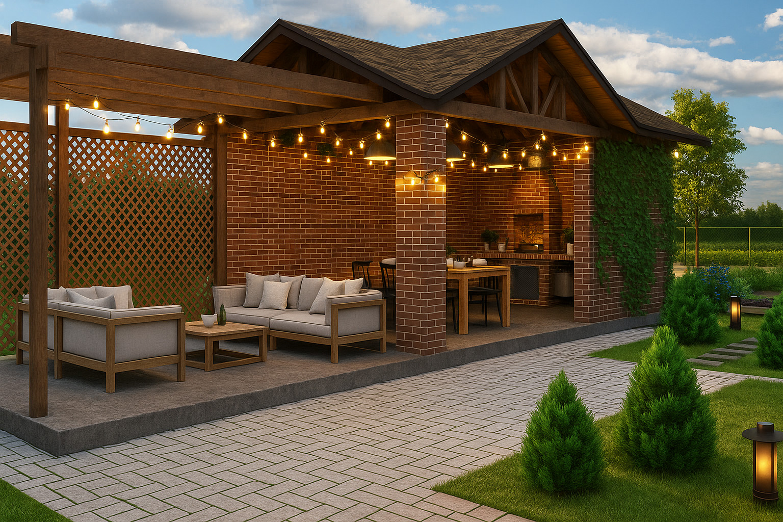 Обложка проекта: Экстерьеры, ландшафты