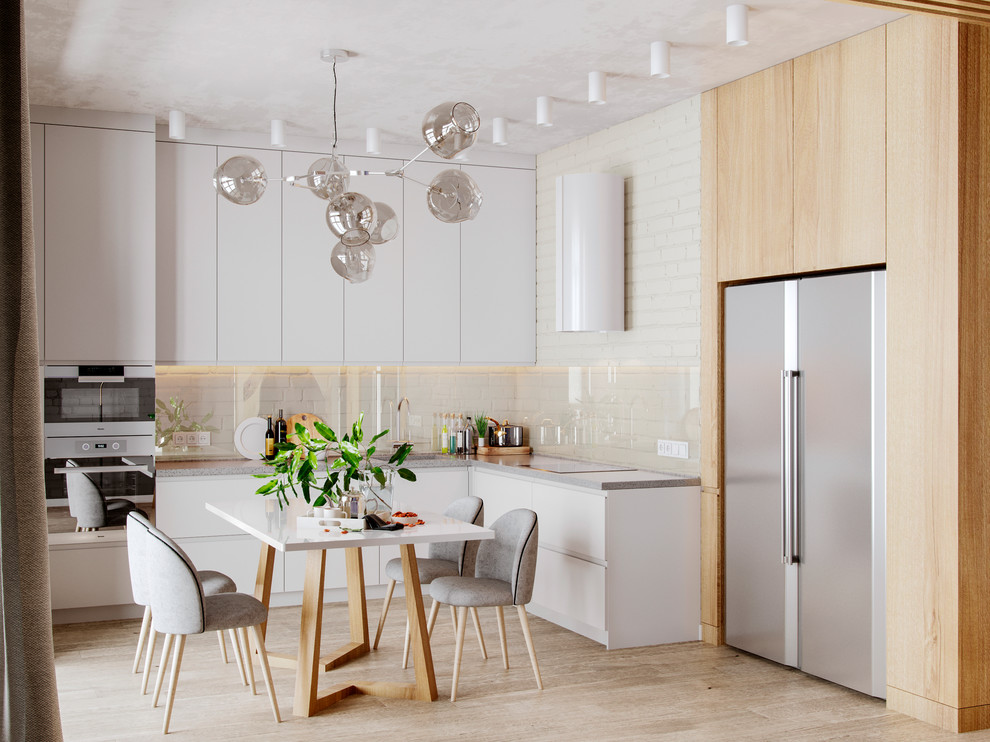 Обложка проекта: Кухня-гостиная в ЖК "Ньютон"