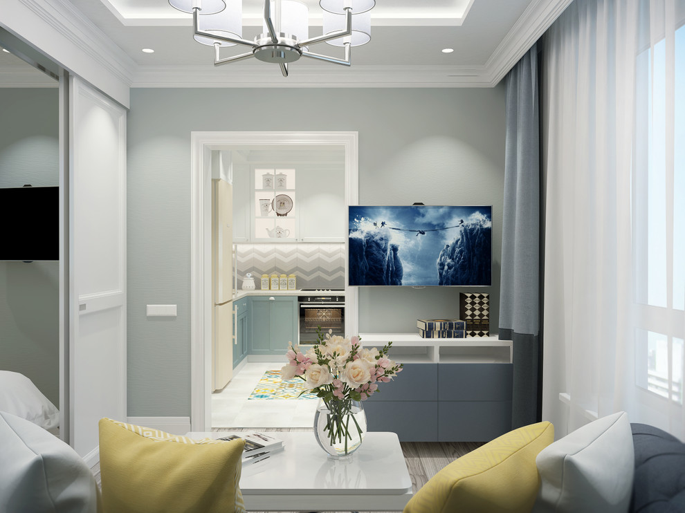 Квартира для молодой семьи в современной классике