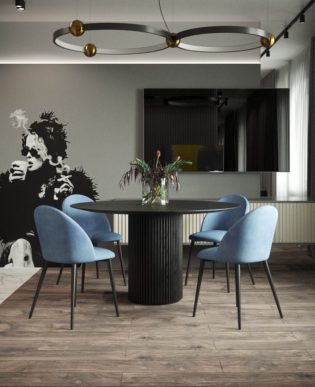 Дизайн проект квартиры 30м2