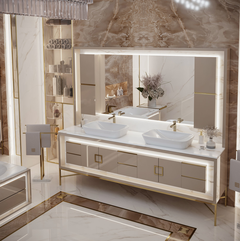 Дизайн интерьера ванной комнаты