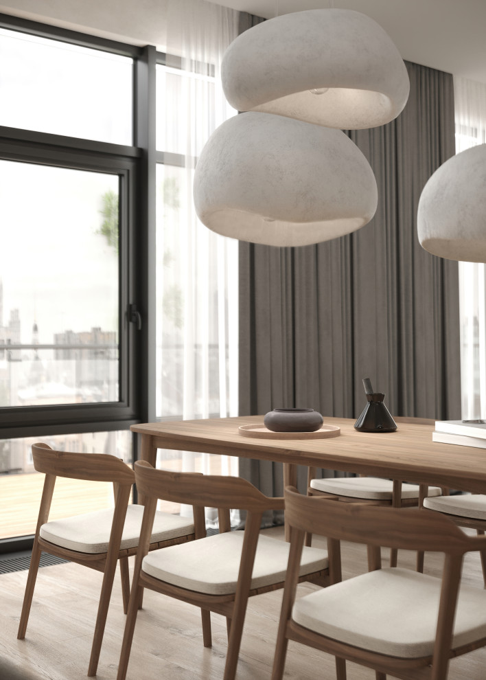 Визуализация кухни-гостиной