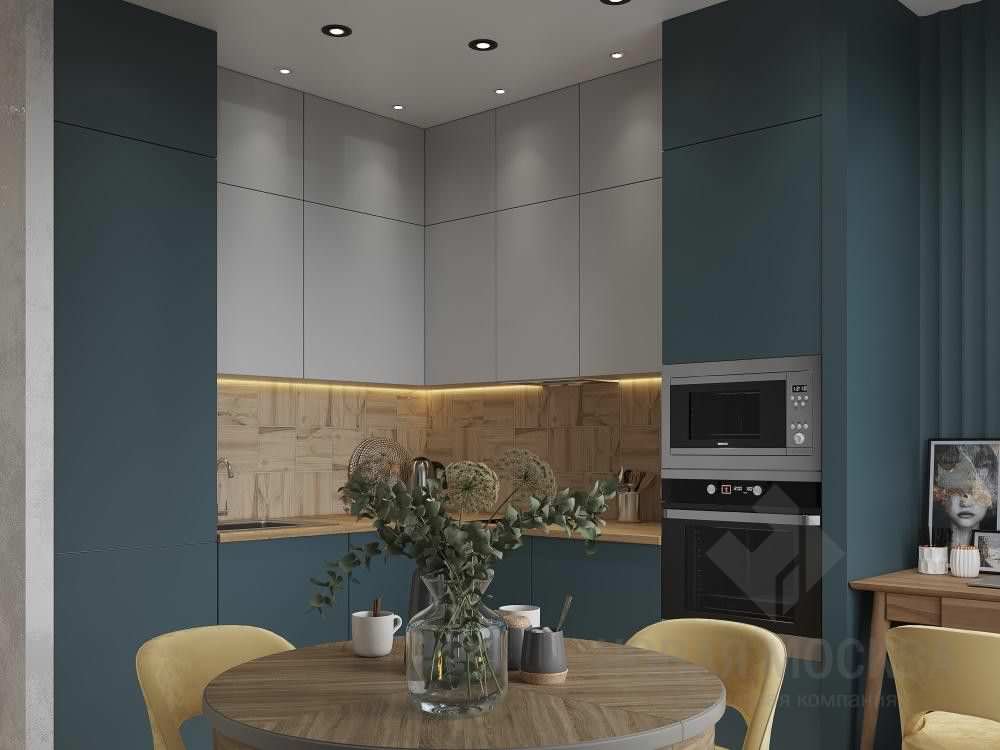 Дизайн-проект однокомнатной квартиры 40 кв.м в Марьино в ЖК «Домашний»