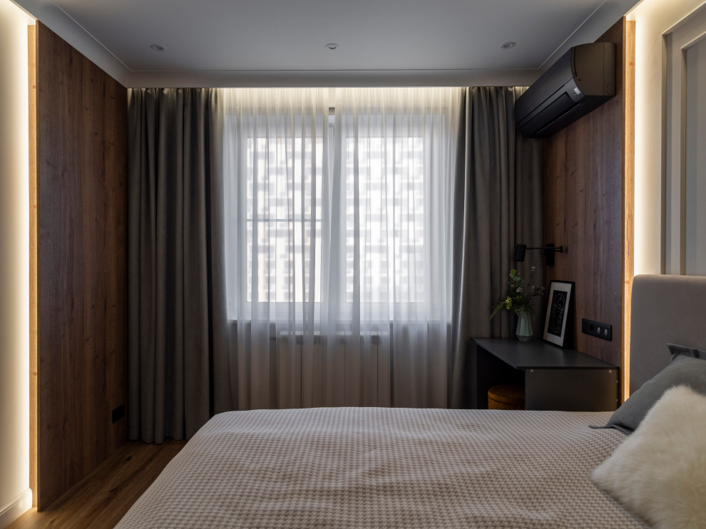 Спальная для молодой пары в ЖК Лучи