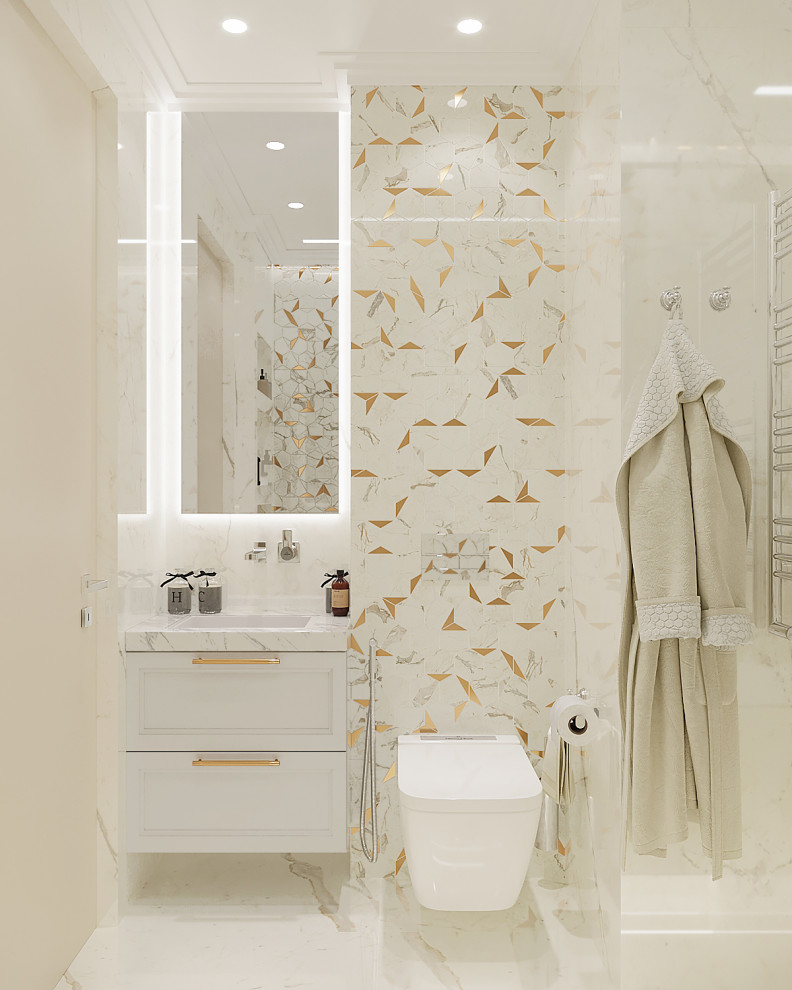 ДИЗАЙН ИНТЕРЬЕРА КВАРТИРЫ В ЖК WELLTON PARK (ВЕЛТОН ПАРК), 59 КВ.М.