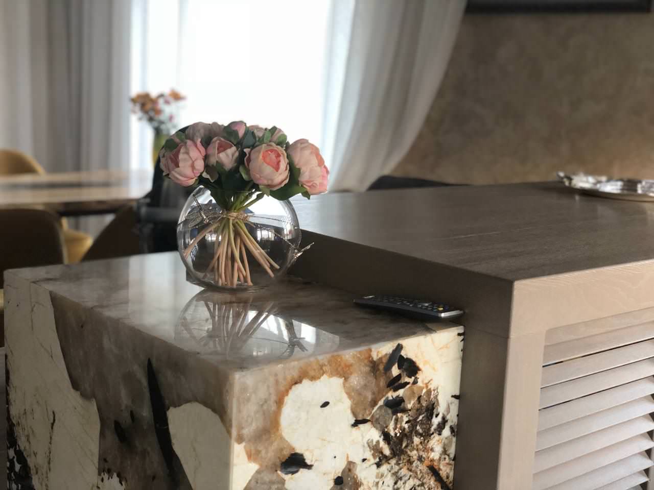 Камень в интерьере для кухни в стиле Лофт