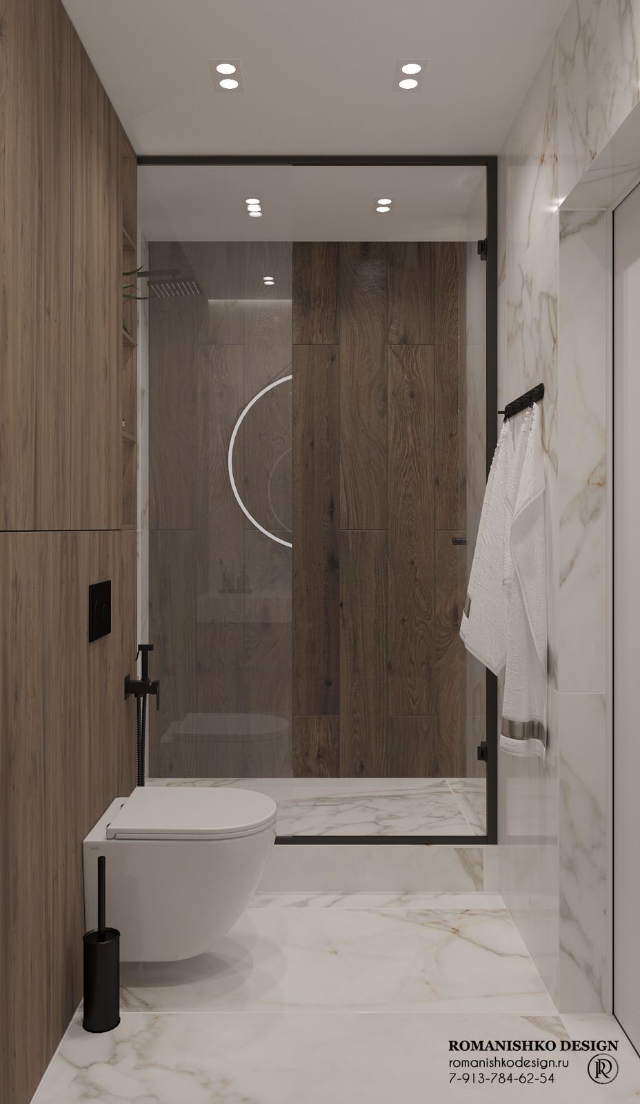 Дизайн санузлов жилой квартиры