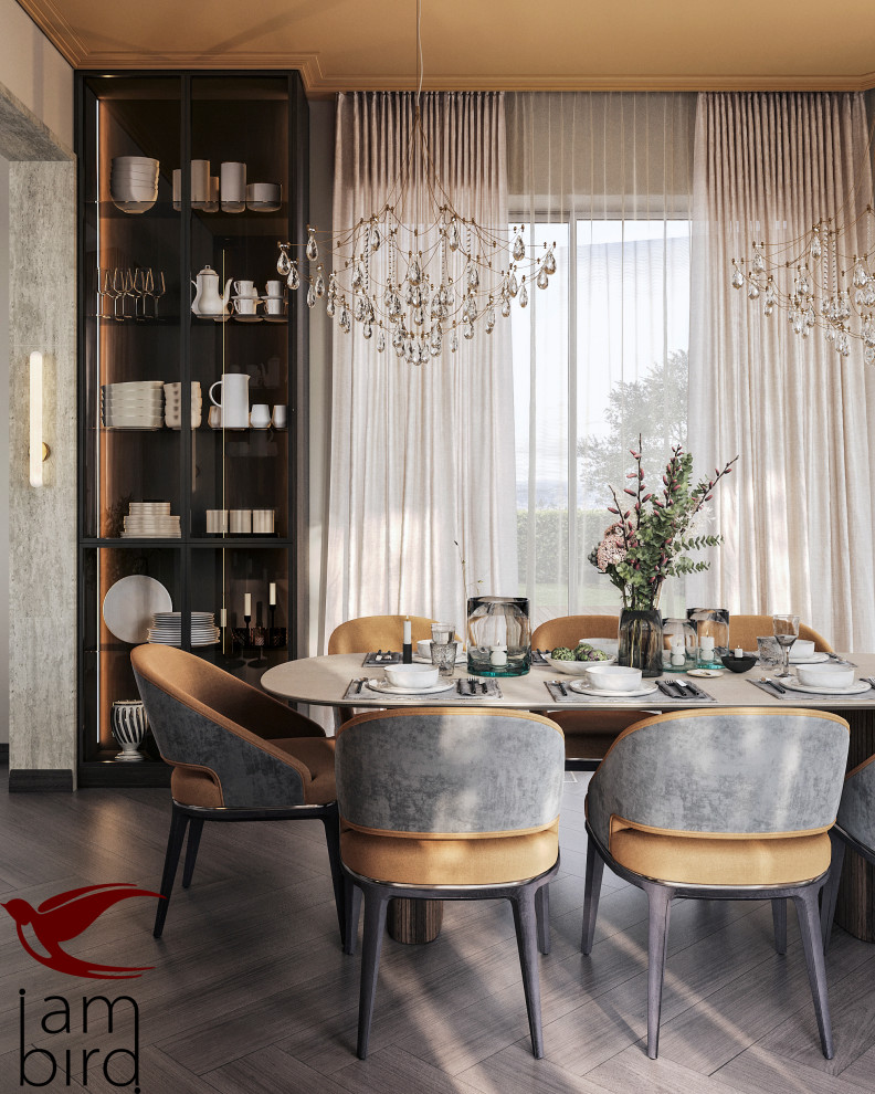 Современная классика с нотками ар-деко в КП "Гайд Парк"