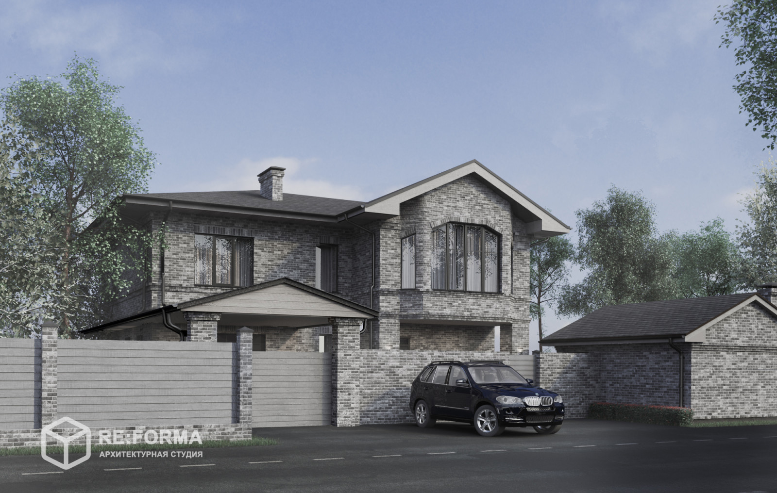 Обложка проекта: Дом в классическом стиле