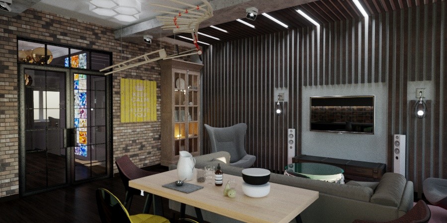 Городской лофт, для городских жителей