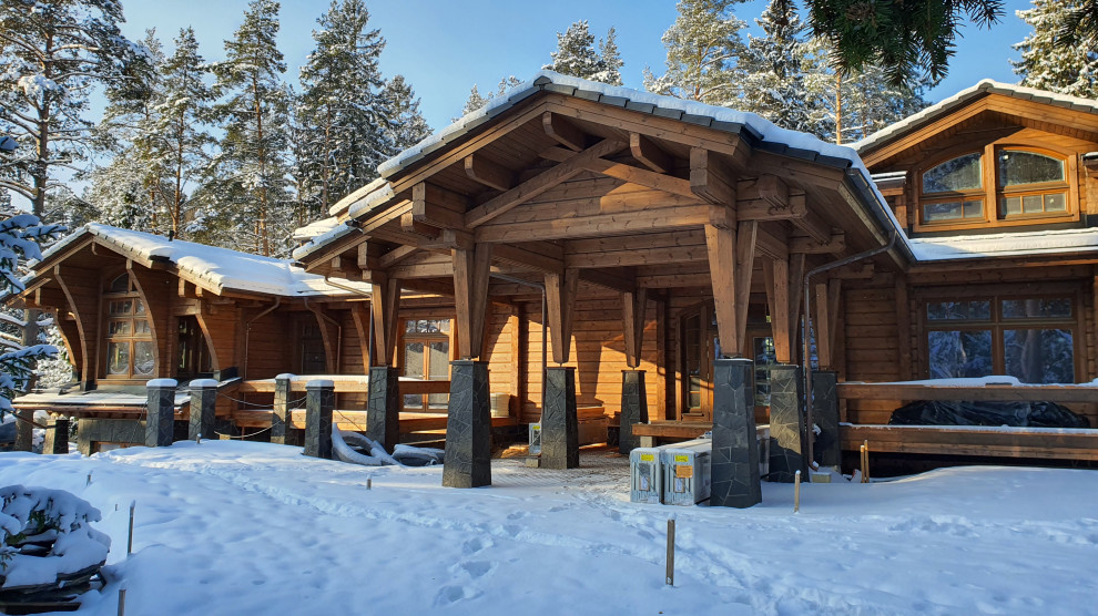 Обложка проекта: Резиденция в стиле "рустик".