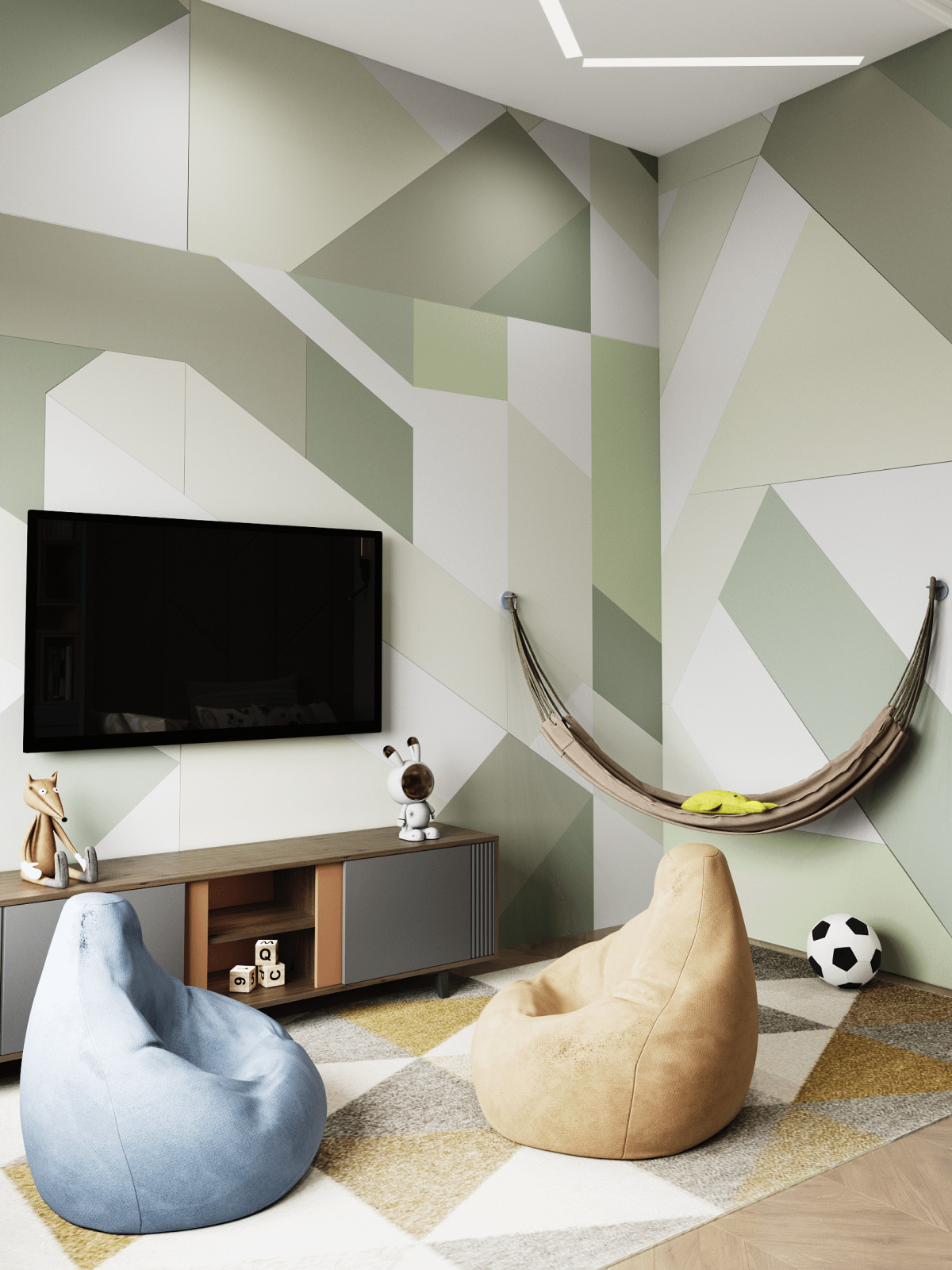 Современный интерьер на 200 кв.м.