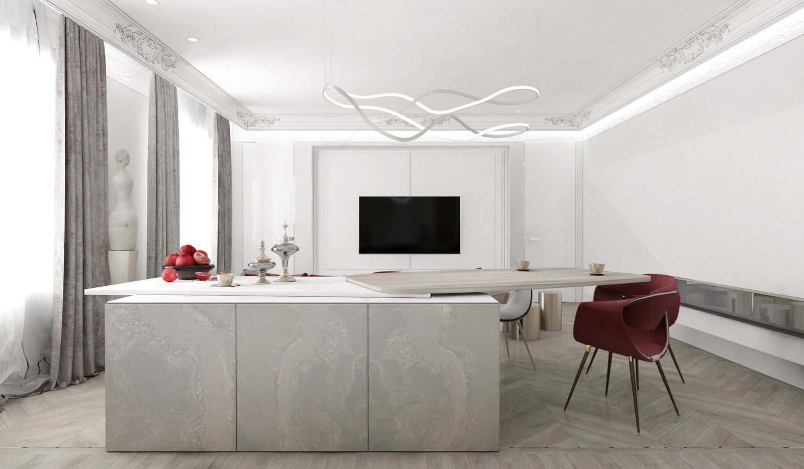 Акцент на бордо