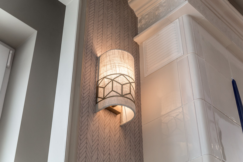 Кухня-гостиная в твидовом костюме