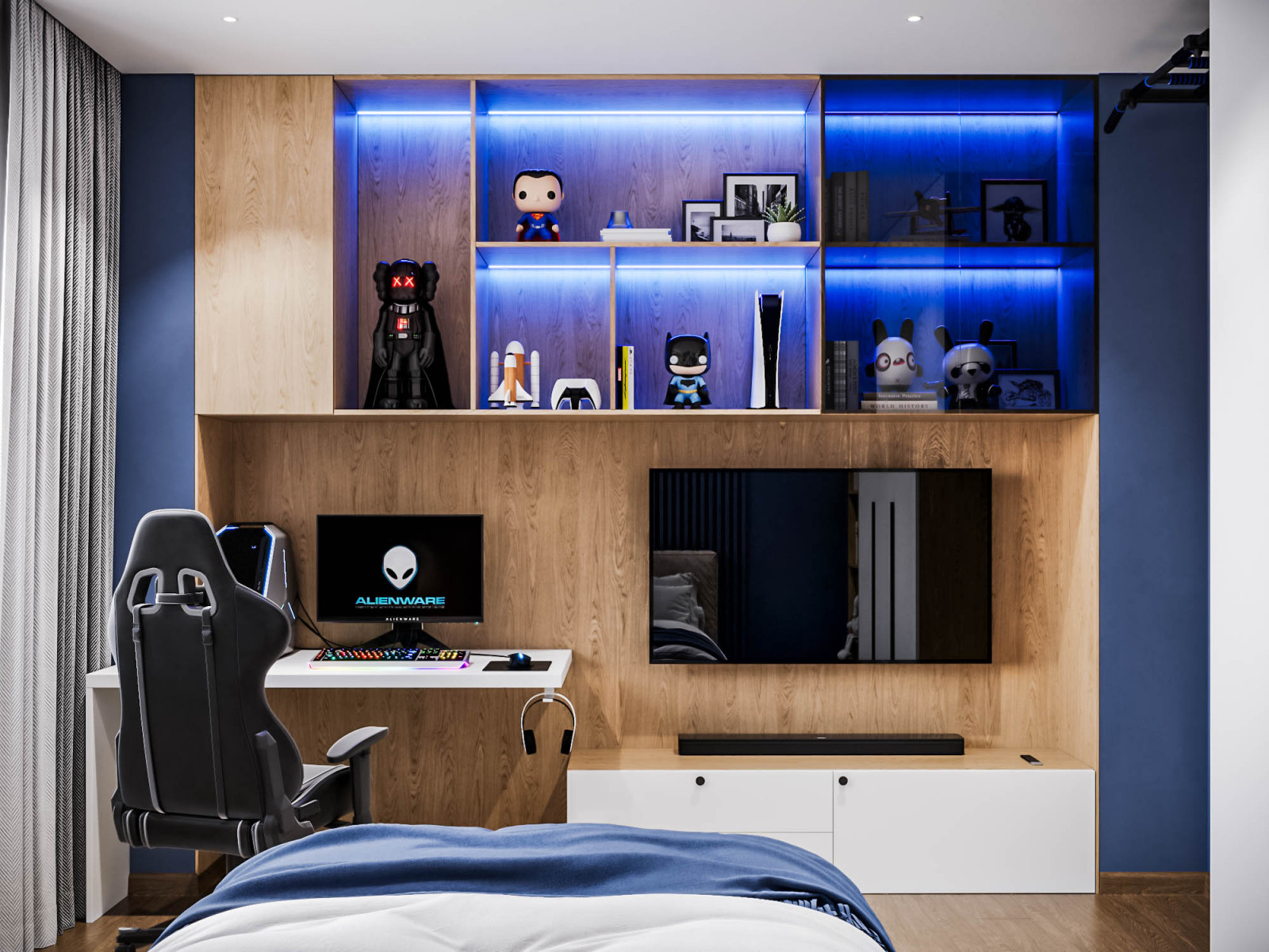 Обложка проекта: Спальня для подростка, ЖК "Ньютон", Челябинск