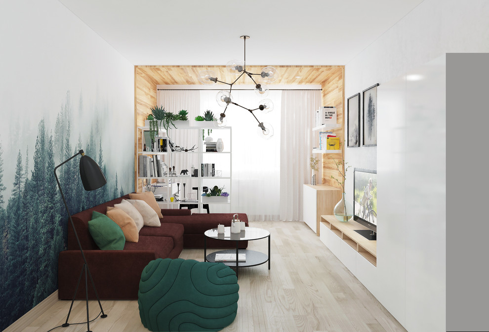 Квартира для молодой девушки в скандинавском стиле