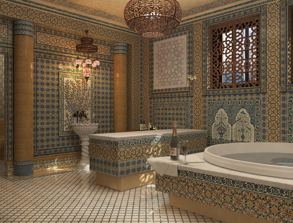 Домашняя SPA зона, совмещенная с домашним кинотеатром