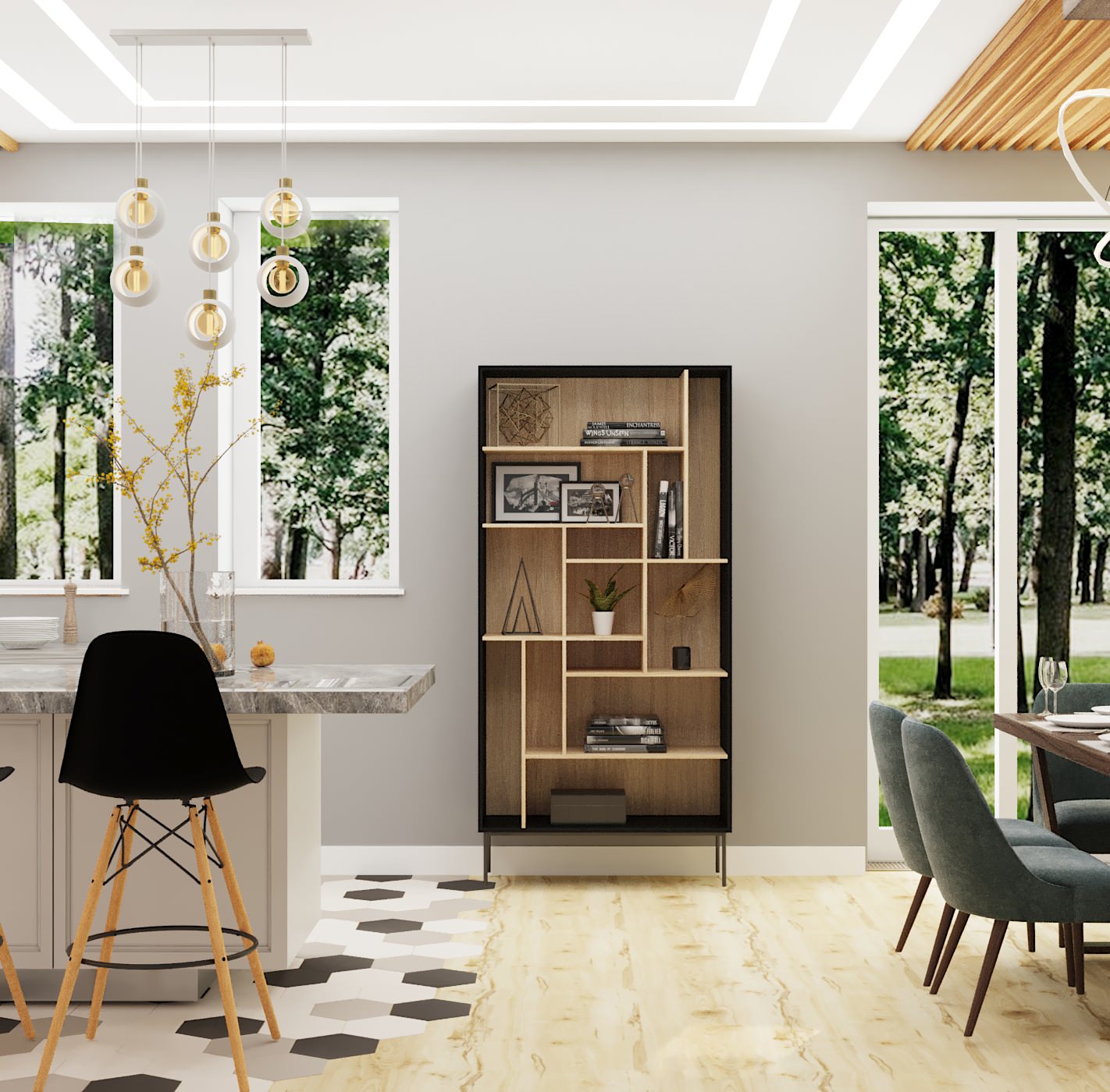 Дизайн дома в скандинавском стиле 170 кв.м. в Краснодаре