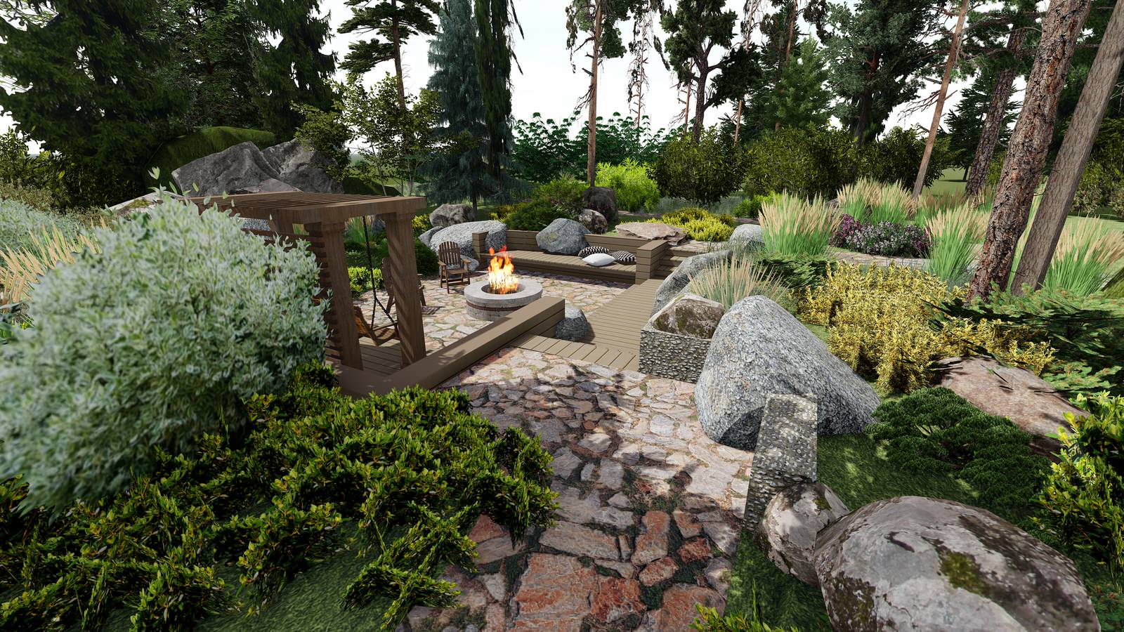 Площадка барбекю