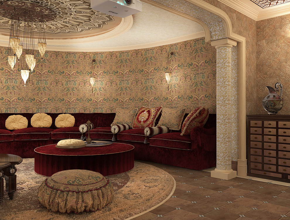 Домашняя SPA зона, совмещенная с домашним кинотеатром