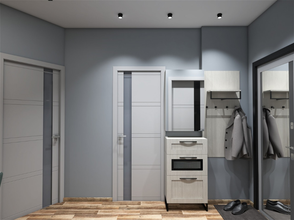 Обложка проекта: Дизайн-проект холостяцкой однокомнатной квартиры