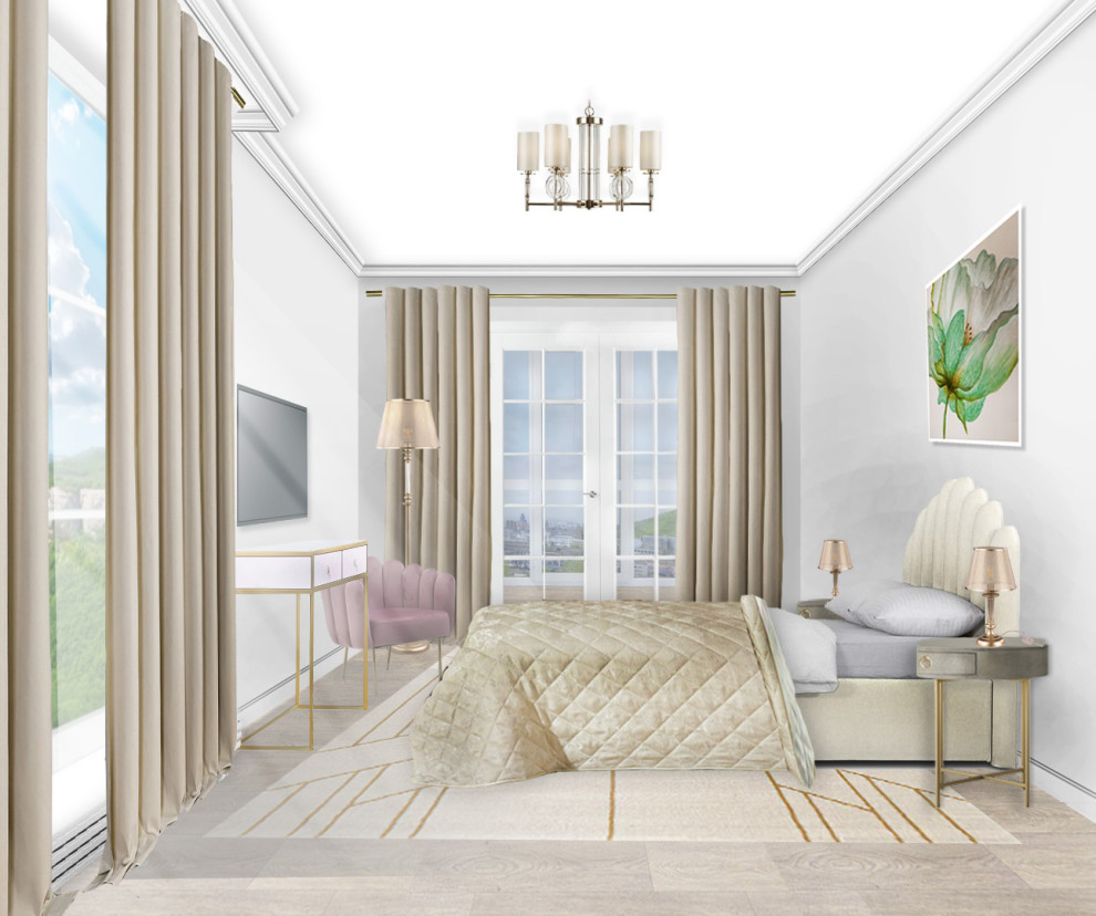 Проект "3Д коллаж спальни"