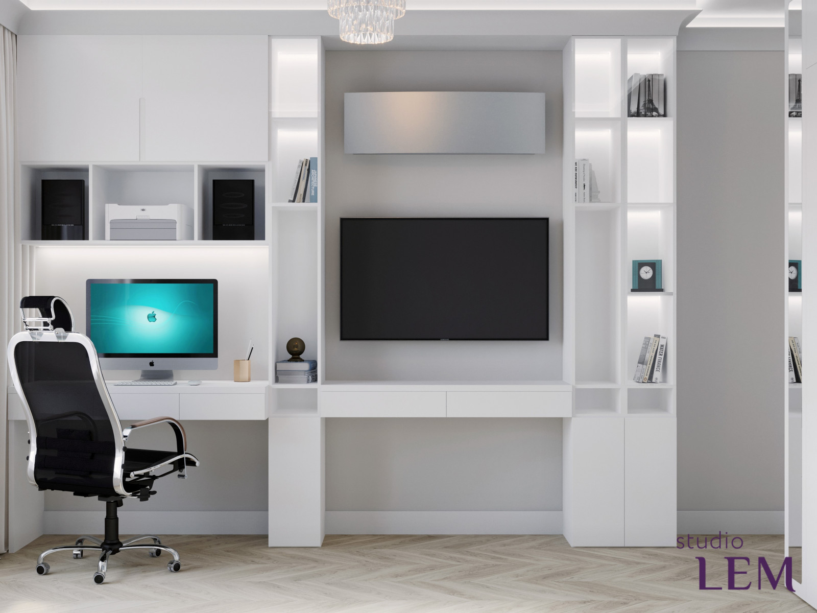 Современная классика; Новостройка в Москве; 70 м2