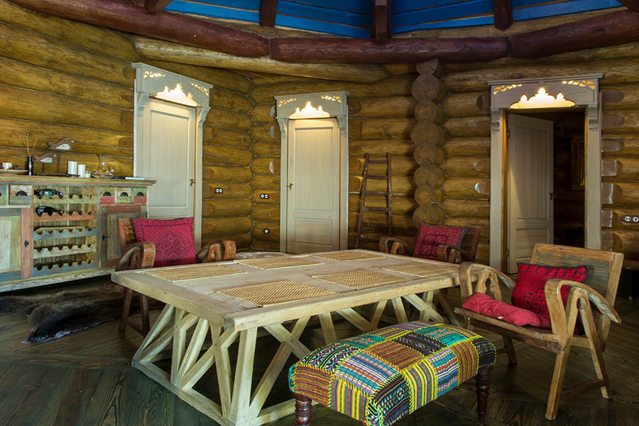 Русская баня в восточном колорите