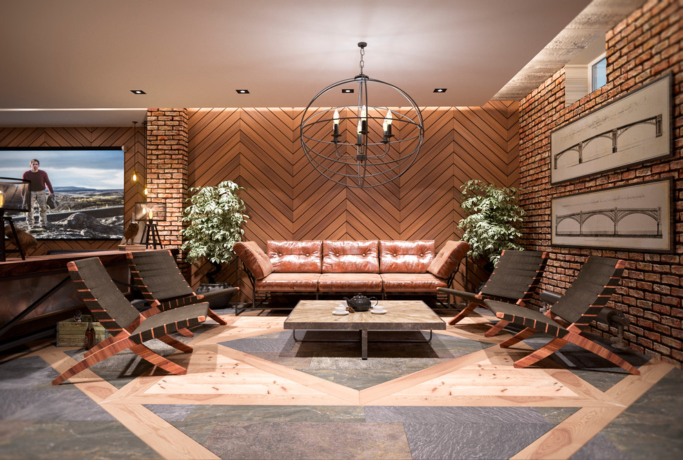 Лофт, цоколь и тренажерный зал