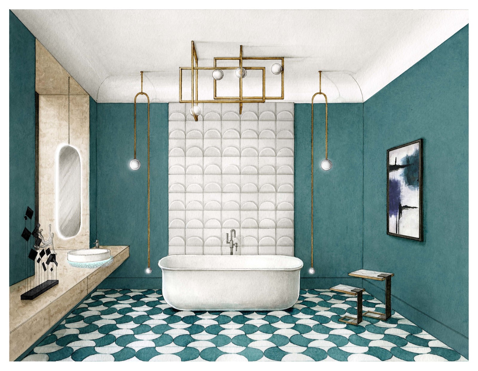 Эскизы к дипломному проекту студентки школы Детали Светланы Юрковой