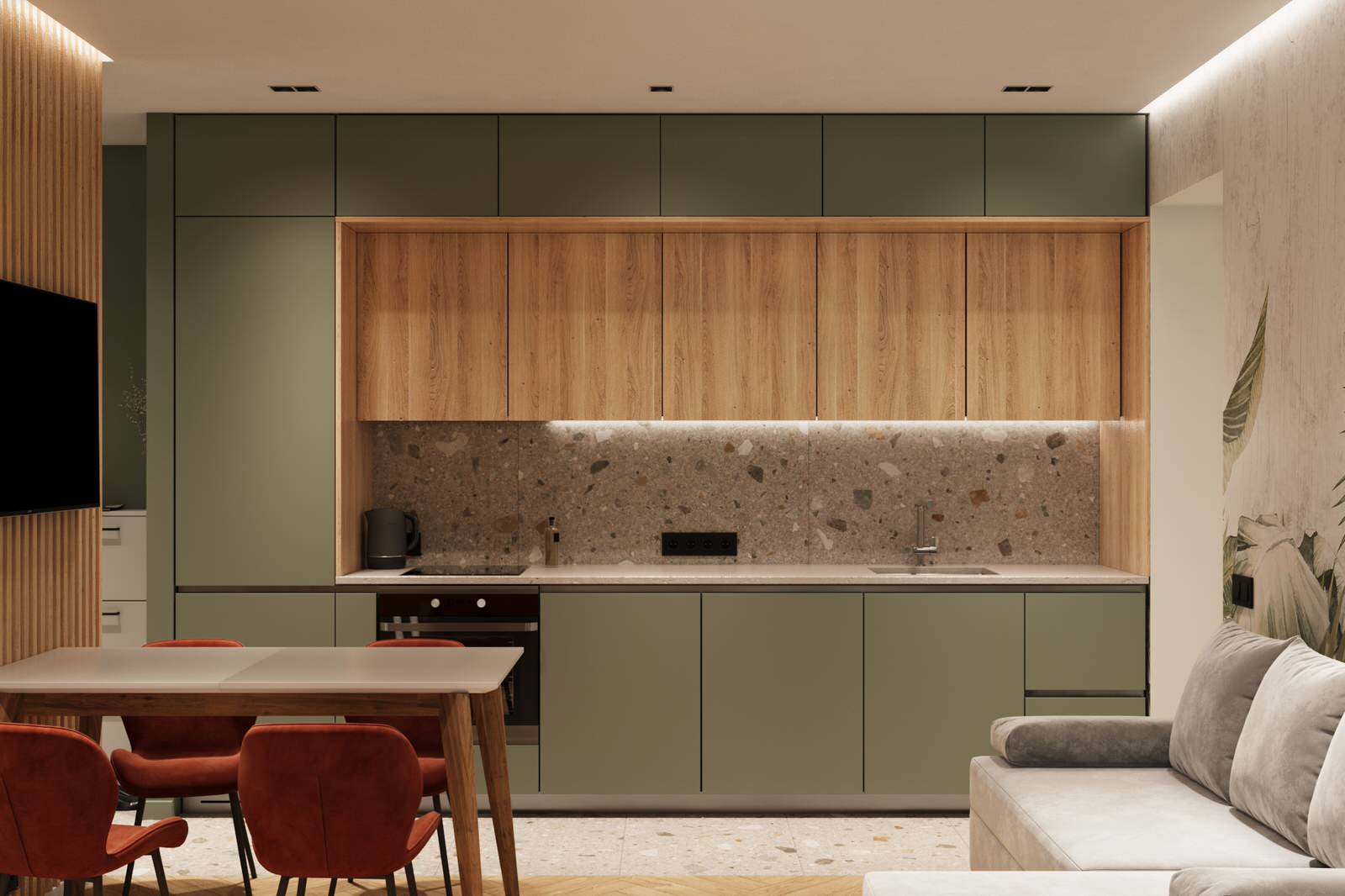 Кухня-гостиная