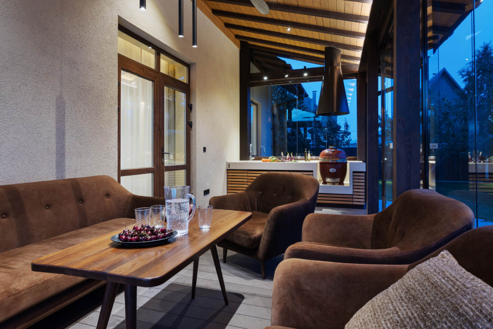 Остекленная терраса ЕЩЕ НЕМНОГО ЛЕТА