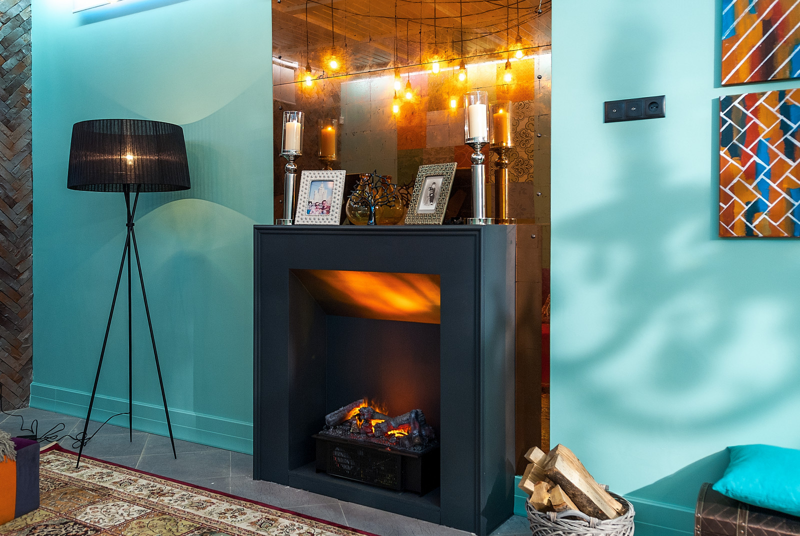 Яркие стены