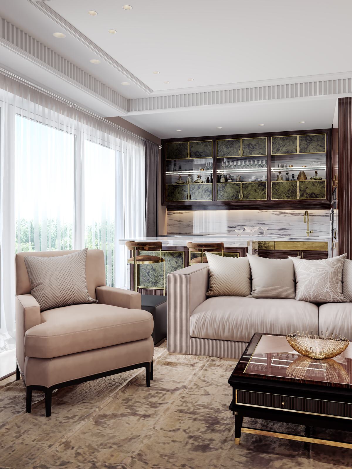 Драгоценные цвета роскошного дома