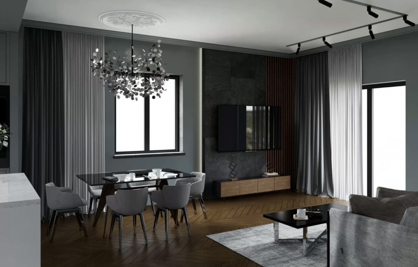 Дизайн-проект дома в Марьиной роще