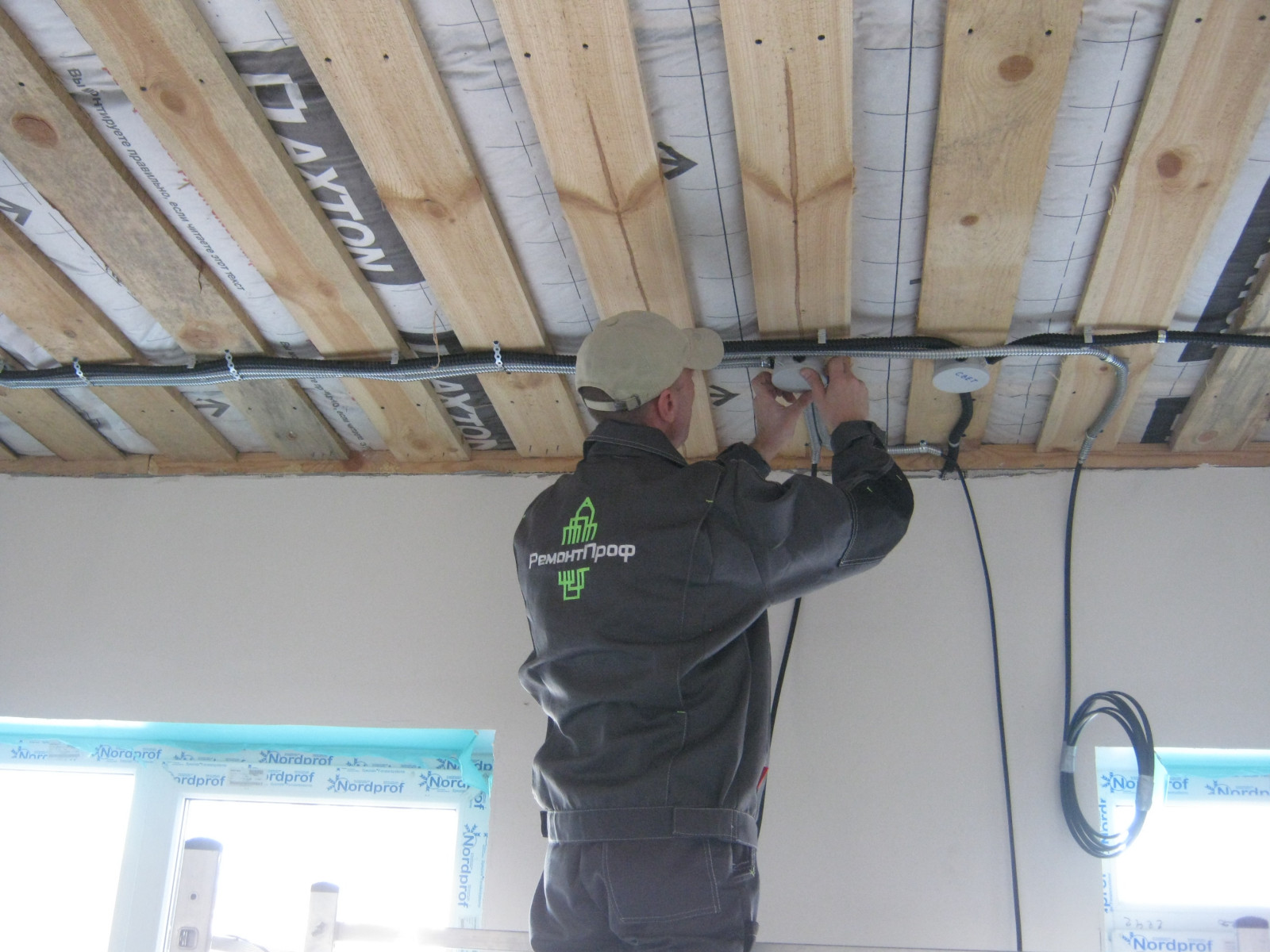 Коттедж. Электромонтажные работы