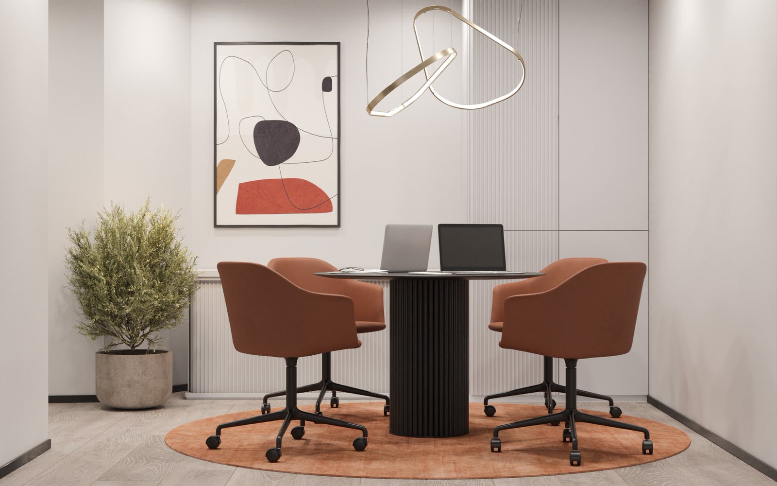 Переговорная комната. Отделение Orange Premium Club ПСБ