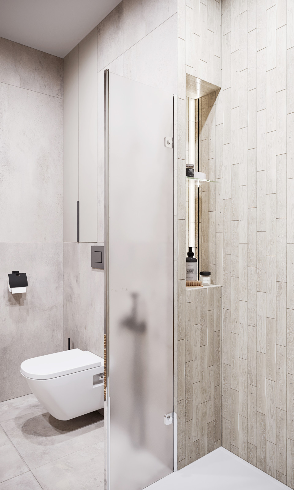 Проект квартиры "Ecoline", душевая