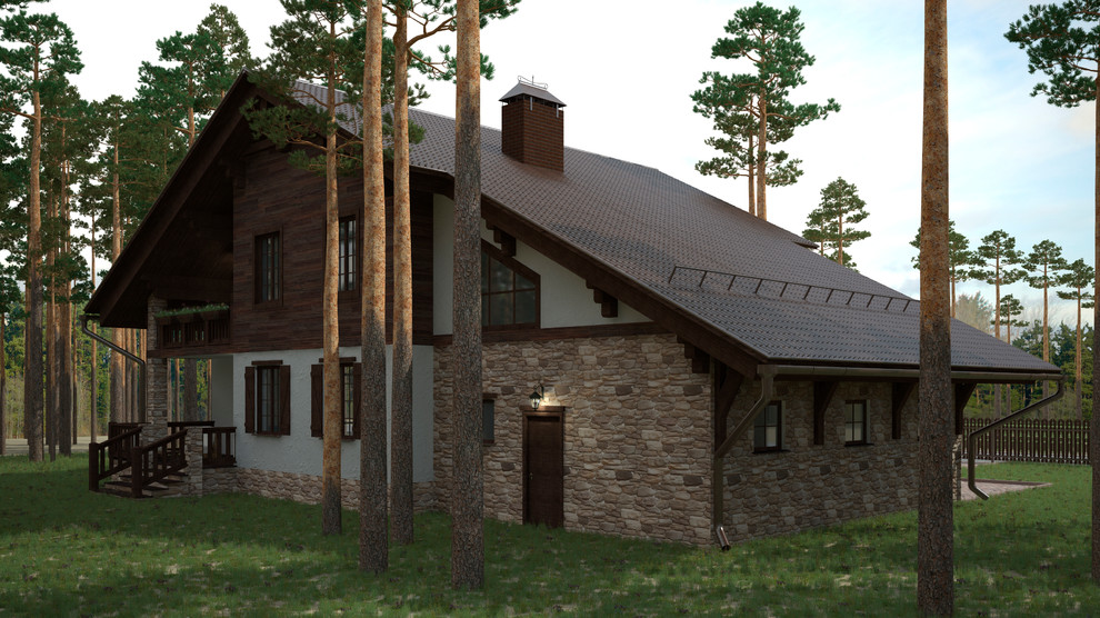 Обложка проекта: Индивидуальный жилой дом в КП Образцово